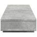 Suport de monitor, gri beton, 100x27x15 cm, lemn prelucrat - WALTI WALTI