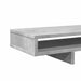 Suport de monitor, gri beton, 100x27x15 cm, lemn prelucrat - WALTI WALTI
