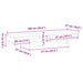 Suport de monitor, gri beton, 100x27x15 cm, lemn prelucrat - WALTI WALTI