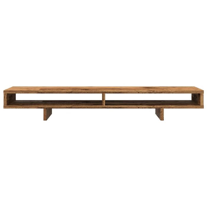 Suport monitor, lemn vechi, 100x27x15 cm, lemn prelucrat - WALTI WALTI