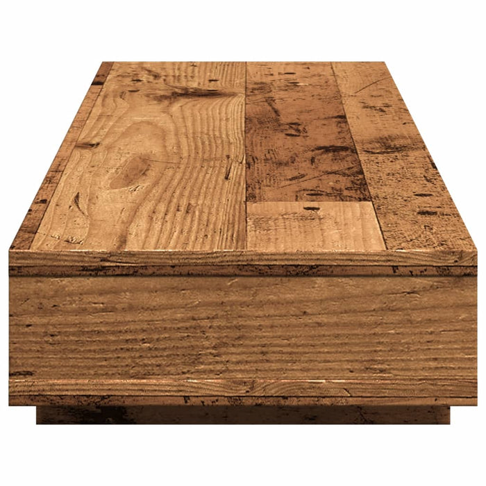 Suport monitor, lemn vechi, 100x27x15 cm, lemn prelucrat - WALTI WALTI