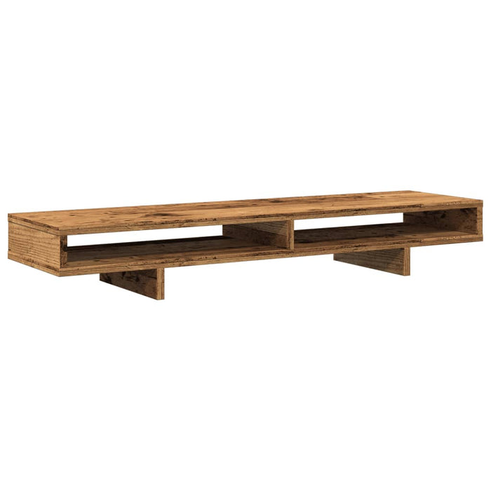 Suport monitor, lemn vechi, 100x27x15 cm, lemn prelucrat - WALTI WALTI