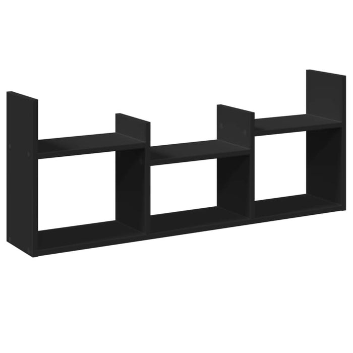 Dulap de perete, 100x18x40 cm, negru, lemn prelucrat - WALTI WALTI
