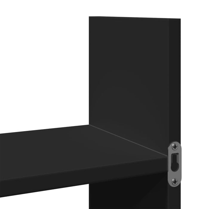 Dulap de perete, 100x18x40 cm, negru, lemn prelucrat - WALTI WALTI