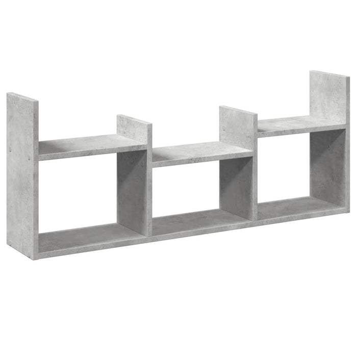 Dulap de perete, gri beton, 100x18x40 cm, lemn prelucrat WALTI