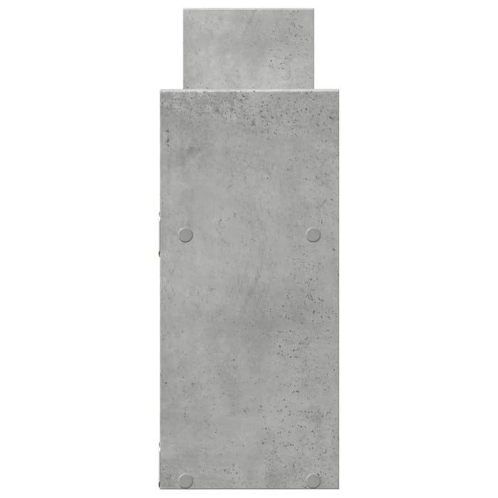 Dulap de perete, gri beton, 100x18x40 cm, lemn prelucrat WALTI