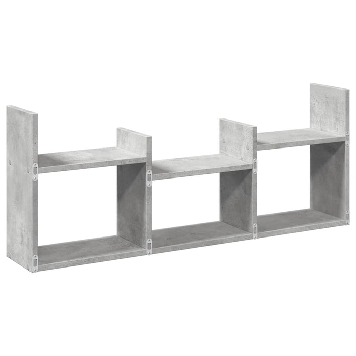 Dulap de perete, gri beton, 100x18x40 cm, lemn prelucrat WALTI