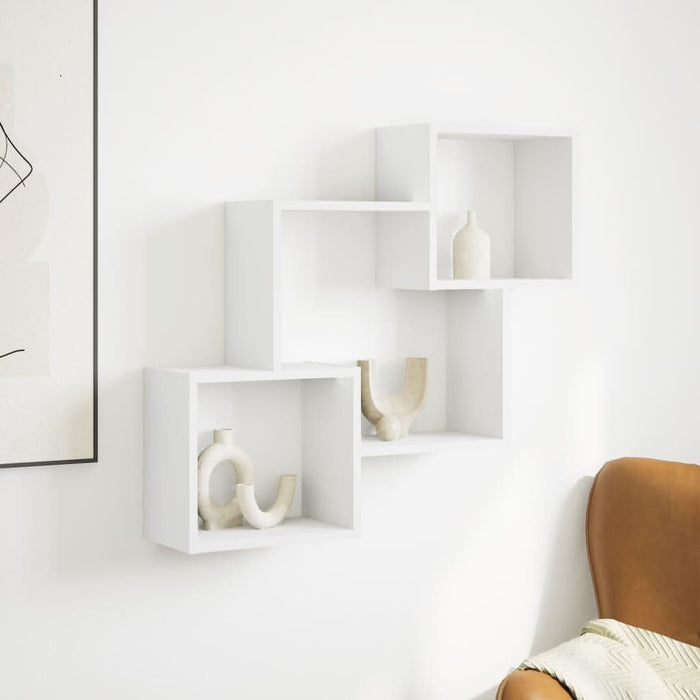Dulap de perete, alb, 78x18x71 cm, lemn prelucrat - WALTI WALTI