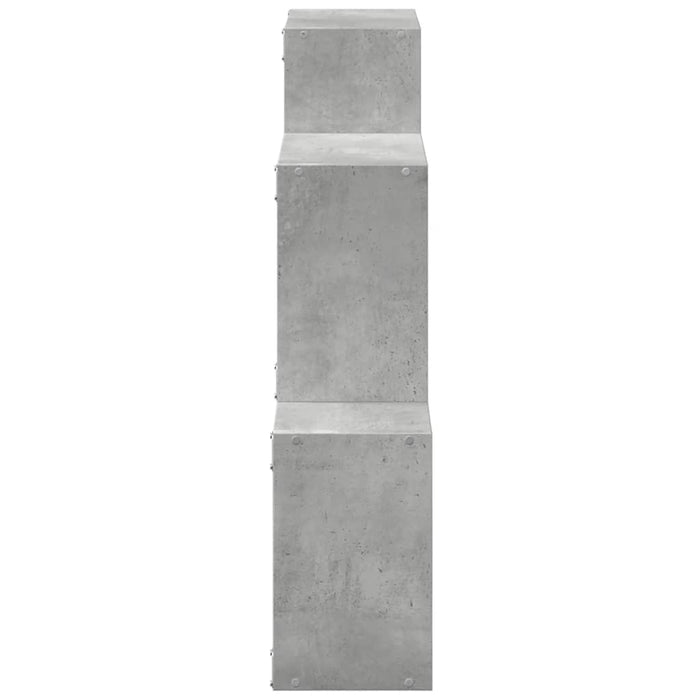 Dulap de perete, gri beton, 78x18x71 cm, lemn prelucrat WALTI