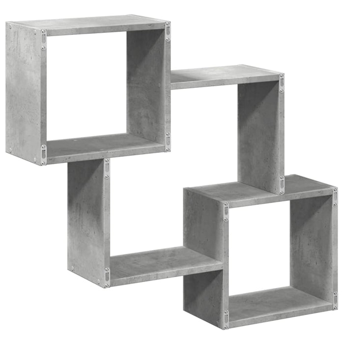 Dulap de perete, gri beton, 78x18x71 cm, lemn prelucrat WALTI