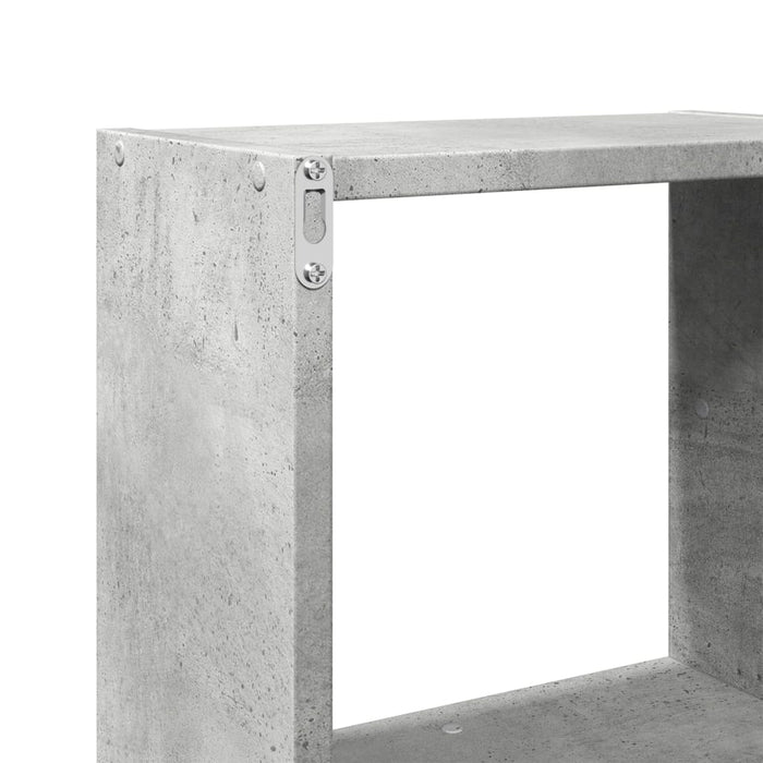 Dulap de perete, gri beton, 78x18x71 cm, lemn prelucrat WALTI