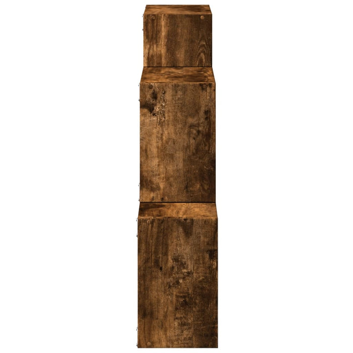 Dulap de perete, 78x18x71 cm, stejar fumuriu, lemn prelucrat WALTI
