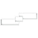 Dulap de perete, alb, 158x18x53 cm, lemn prelucrat - WALTI WALTI
