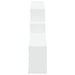 Dulap de perete, alb, 158x18x53 cm, lemn prelucrat - WALTI WALTI