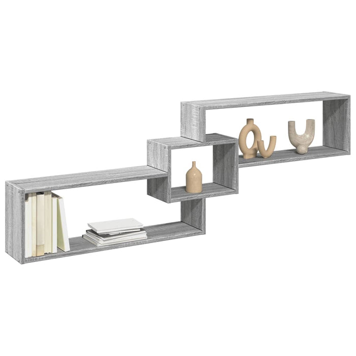 Dulap de perete, gri sonoma, 158x18x53 cm, lemn prelucrat WALTI