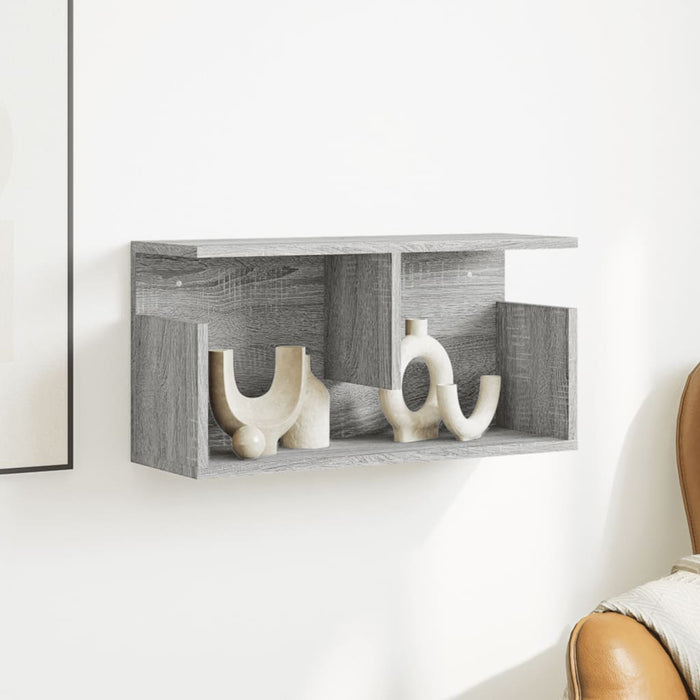 Dulap de perete, sonoma gri, 60x20x30 cm, lemn prelucrat WALTI