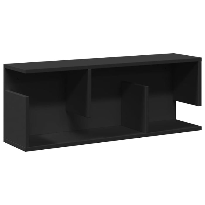 Dulap de perete, negru, 80x20x30 cm, lemn prelucrat - WALTI WALTI