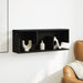 Dulap de perete, negru, 80x20x30 cm, lemn prelucrat - WALTI WALTI