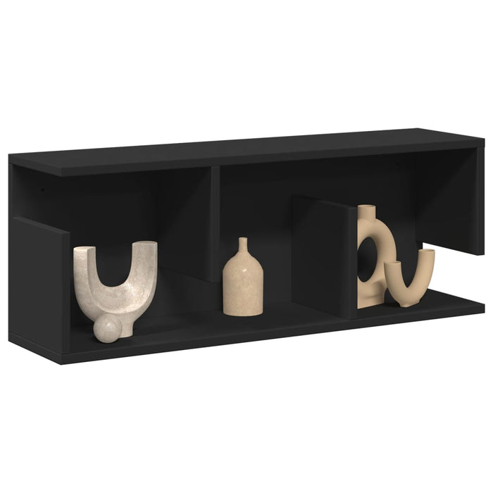 Dulap de perete, negru, 80x20x30 cm, lemn prelucrat - WALTI WALTI