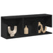 Dulap de perete, negru, 80x20x30 cm, lemn prelucrat - WALTI WALTI
