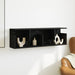 Dulap de perete, negru, 100x20x30 cm, lemn prelucrat - WALTI WALTI