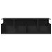 Dulap de perete, negru, 100x20x30 cm, lemn prelucrat - WALTI WALTI