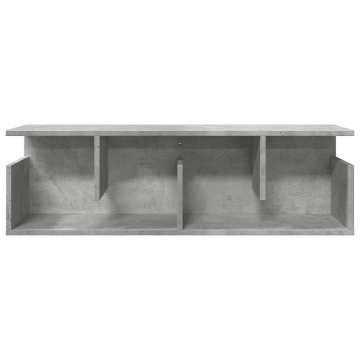 Dulap de perete, gri beton, 100x20x30 cm, lemn prelucrat - WALTI WALTI