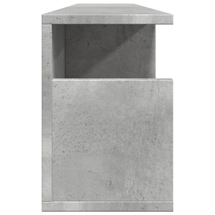 Dulap de perete, gri beton, 100x20x30 cm, lemn prelucrat - WALTI WALTI