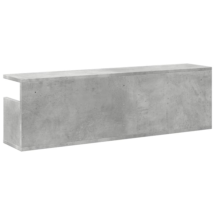 Dulap de perete, gri beton, 100x20x30 cm, lemn prelucrat - WALTI WALTI