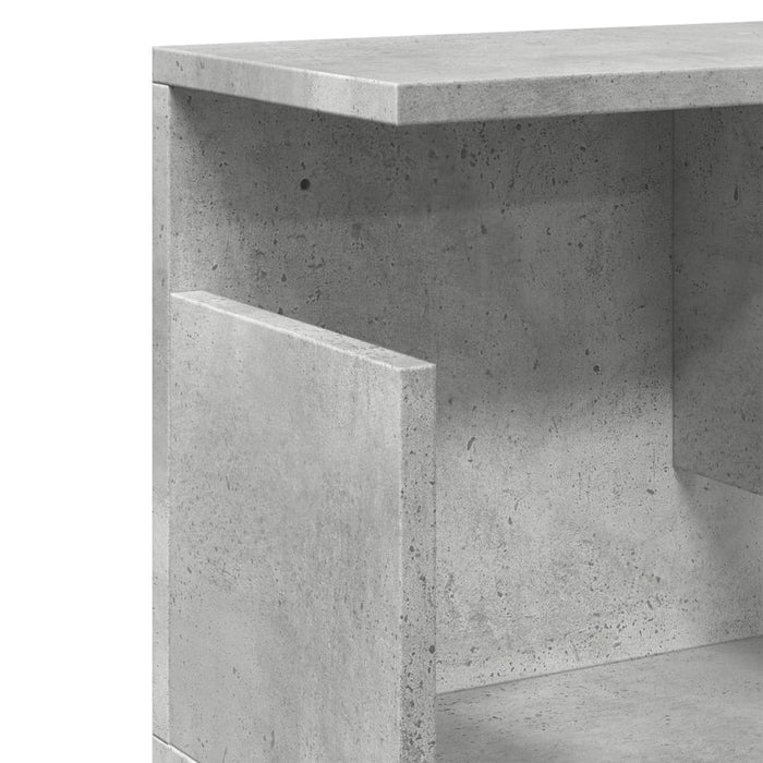 Dulap de perete, gri beton, 100x20x30 cm, lemn prelucrat - WALTI WALTI