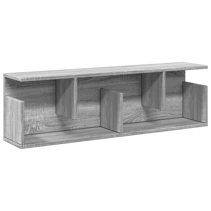 Dulap de perete, sonoma gri, 100x20x30 cm, lemn prelucrat - WALTI WALTI