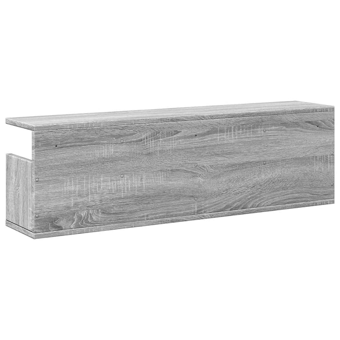 Dulap de perete, sonoma gri, 100x20x30 cm, lemn prelucrat - WALTI WALTI