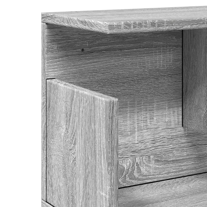 Dulap de perete, sonoma gri, 100x20x30 cm, lemn prelucrat - WALTI WALTI