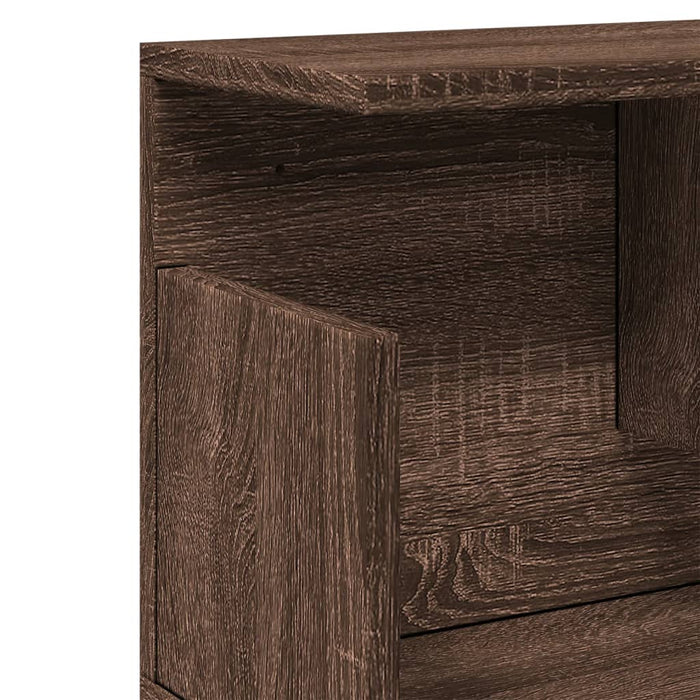 Dulap de perete, stejar maro, 100x20x30 cm, lemn prelucrat - WALTI WALTI