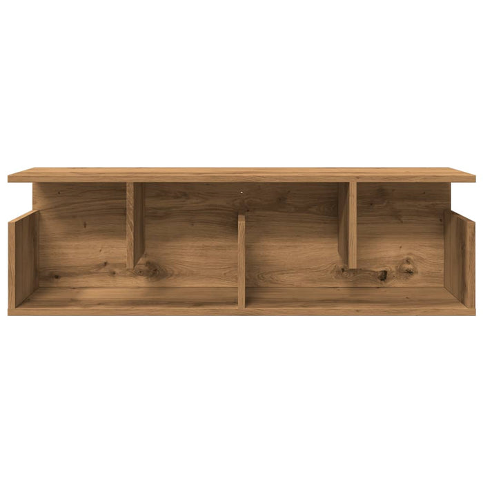 Dulap de perete, stejar artizanal, 100x20x30 cm, lemn prelucrat WALTI