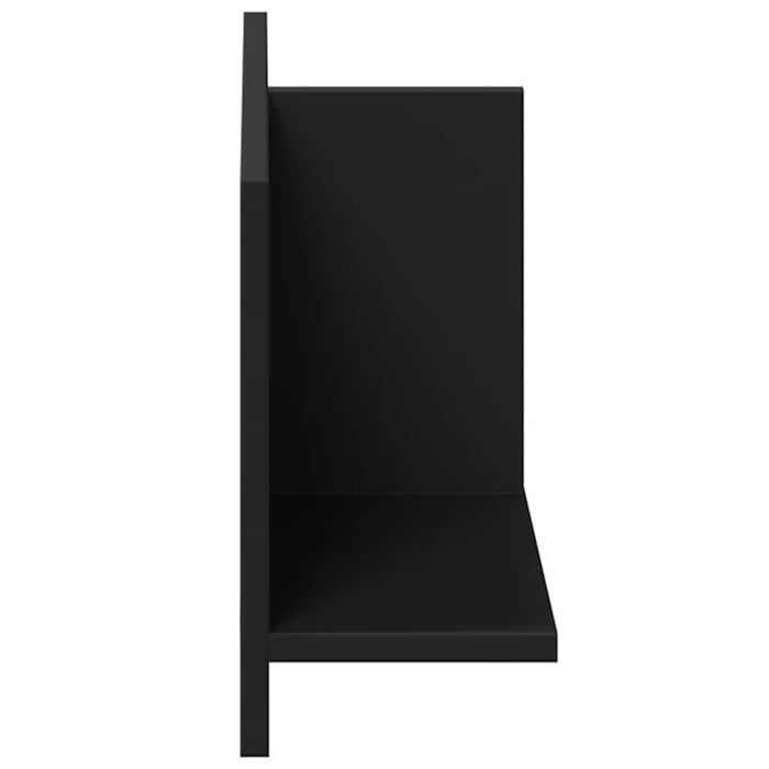 Dulap de perete, negru, 70x16,5x30 cm, lemn prelucrat - WALTI WALTI