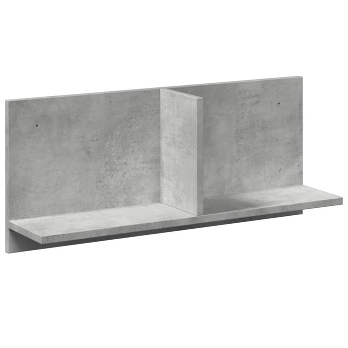 Dulap de perete, gri beton, 70x16,5x30 cm, lemn prelucrat - WALTI WALTI
