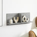 Dulap de perete, gri beton, 70x16,5x30 cm, lemn prelucrat - WALTI WALTI