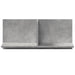 Dulap de perete, gri beton, 70x16,5x30 cm, lemn prelucrat - WALTI WALTI