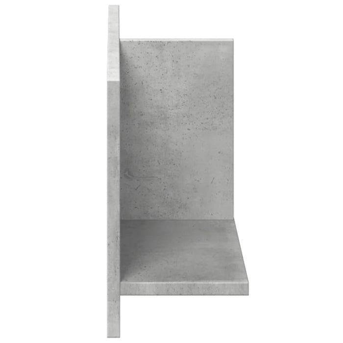 Dulap de perete, gri beton, 70x16,5x30 cm, lemn prelucrat - WALTI WALTI