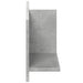 Dulap de perete, gri beton, 70x16,5x30 cm, lemn prelucrat - WALTI WALTI
