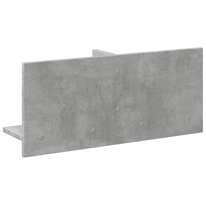 Dulap de perete, gri beton, 70x16,5x30 cm, lemn prelucrat - WALTI WALTI