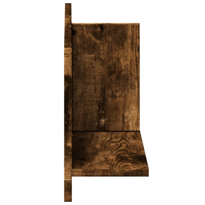 Dulap de perete, stejar fumuriu, 70x16,5x30 cm, lemn prelucrat - WALTI WALTI