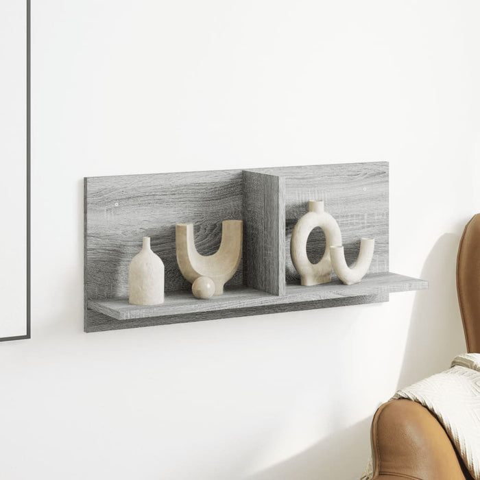 Dulap de perete, sonoma gri, 70x16,5x30 cm, lemn prelucrat - WALTI WALTI