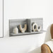 Dulap de perete, sonoma gri, 70x16,5x30 cm, lemn prelucrat - WALTI WALTI
