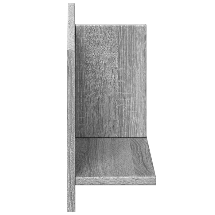 Dulap de perete, sonoma gri, 70x16,5x30 cm, lemn prelucrat - WALTI WALTI