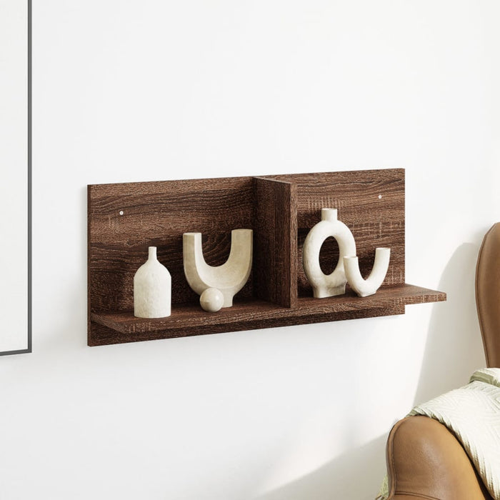 Dulap de perete, stejar maro, 70x16,5x30 cm, lemn prelucrat - WALTI WALTI