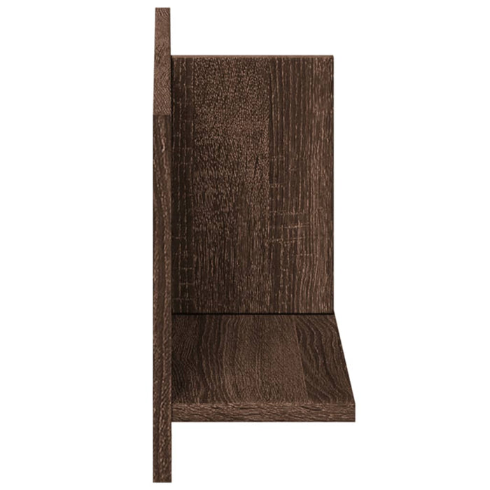 Dulap de perete, stejar maro, 70x16,5x30 cm, lemn prelucrat - WALTI WALTI