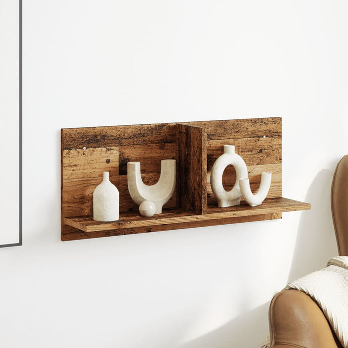 Dulap de perete, lemn vechi, 70x16,5x30 cm, lemn prelucrat - WALTI WALTI