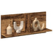 Dulap de perete, lemn vechi, 70x16,5x30 cm, lemn prelucrat - WALTI WALTI